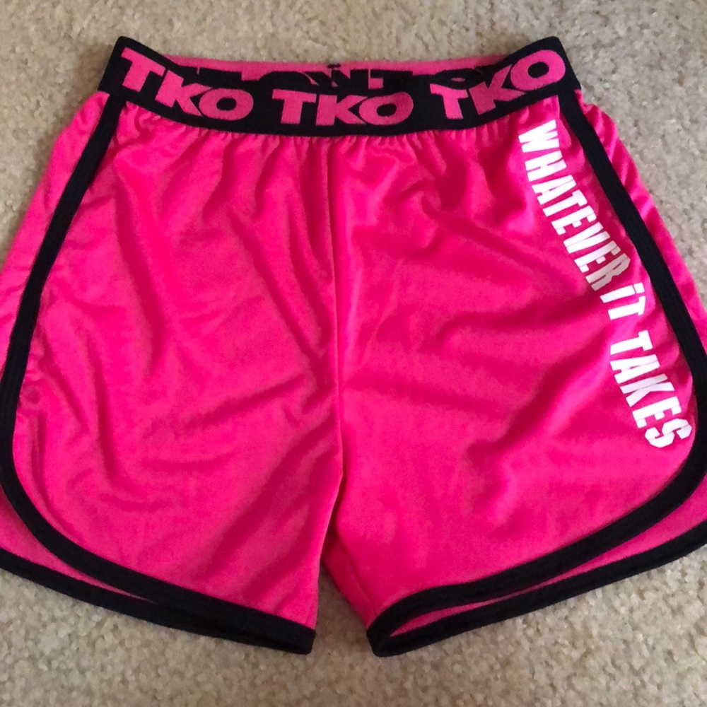 GIRLS - Hot Pink Athletic Shorts - Size 10/12